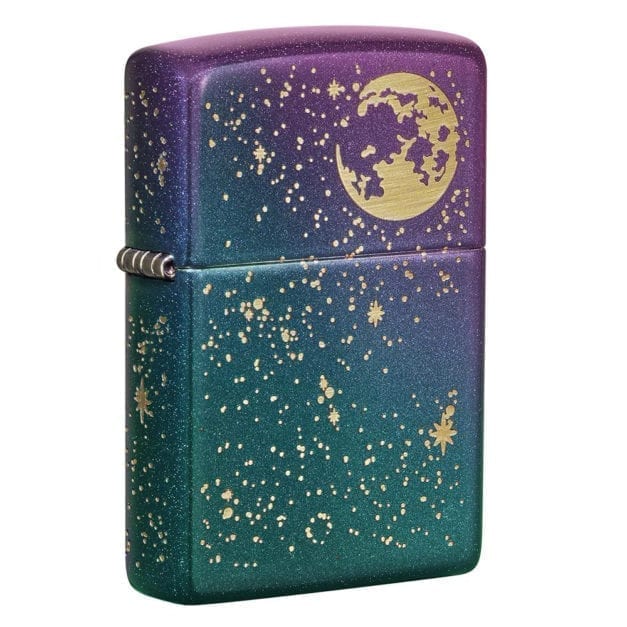 Front View of the Starry Sky - Starry Night Authentic Zippo Lighter
