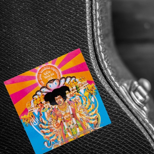 Jimi Hendrix Bold As Love Album Cover Sticker