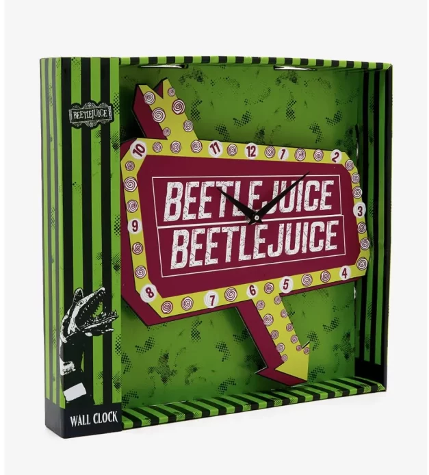 Beetlejuice Wall Clock - Packaging
