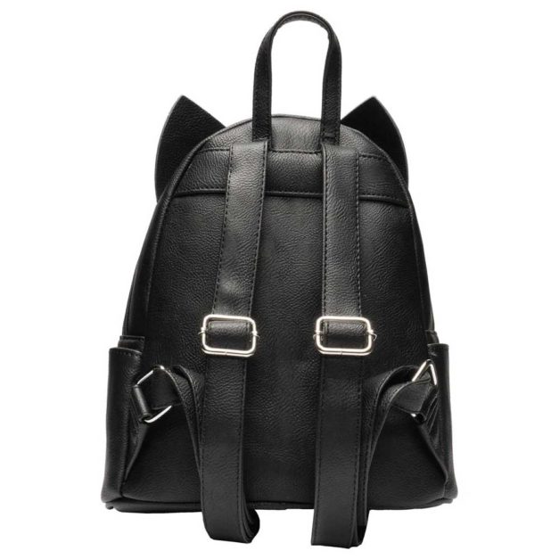 Back Side - Lougefly Catwoman Cosplay Mini Backpack