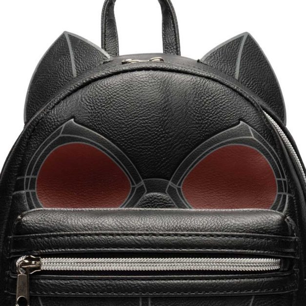 Front Detail - Lougefly Catwoman Cosplay Mini Backpack