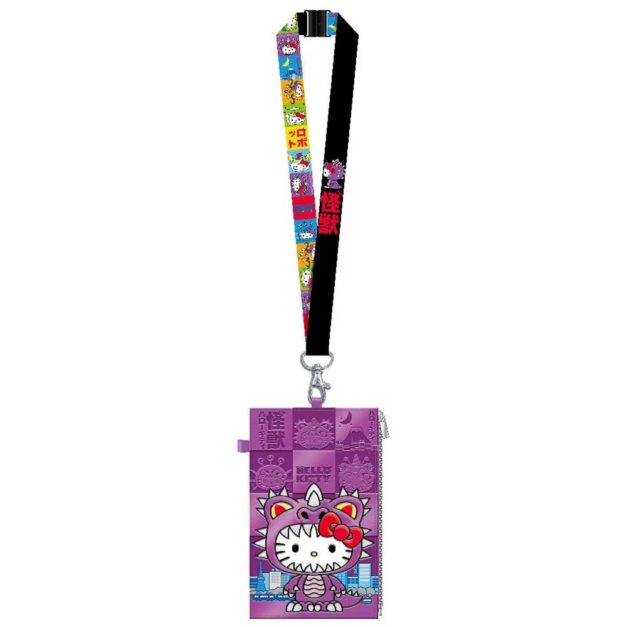 Hello Kitty Monster Lanyard and Passport Holder - Front View