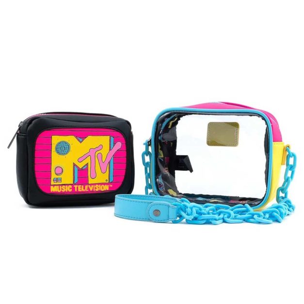 Loungefly MTV Retro Crossbody Bag - with Removable Bag.