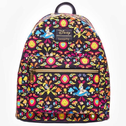 Loungefly Alice in Wonderland Retro Mini Backpack - Front Side