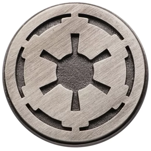 Star Wars Galactic Empire Pewter Lapel Pin - Close-Up Photo