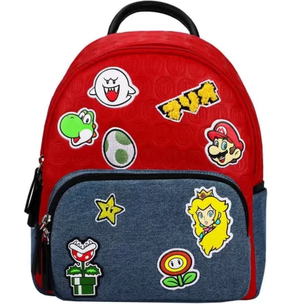 Super Mario Icon Patches Bioworld Mini Backpack Front