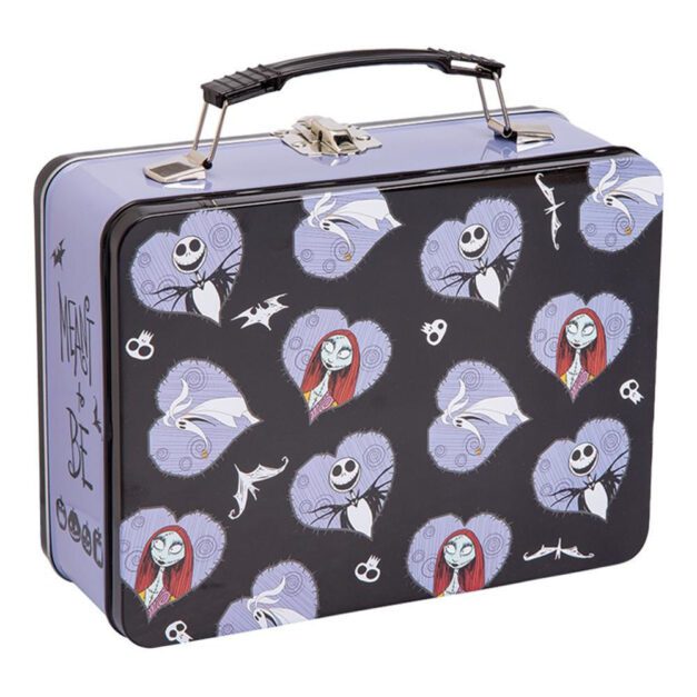 Back - The Nightmare Before Christmas Jack & Sally Large Tin Tote
