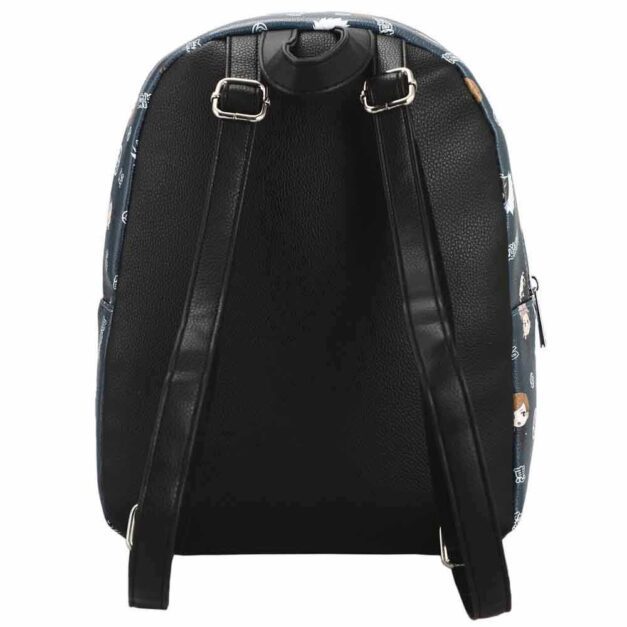 Jujutsu Kaisen Metal Badge Chibi Mini Backpack - Back